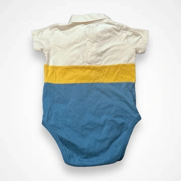 4/$20 Offcorss  Polo Beige Onesie - Picture 3 of 4